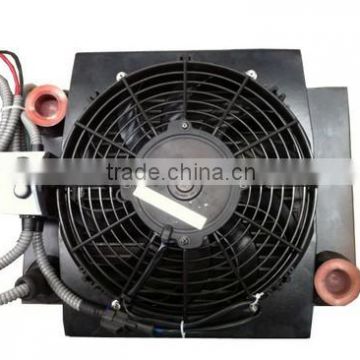 excavator hydraulic oil cooler with fan