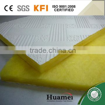 PVC face soundproof ceiling tiles for interior decoration and supermarket
