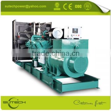 High quality 1500Kva generator set powered by Cummins KTA50-GS8 engine, Containerized type or Open type