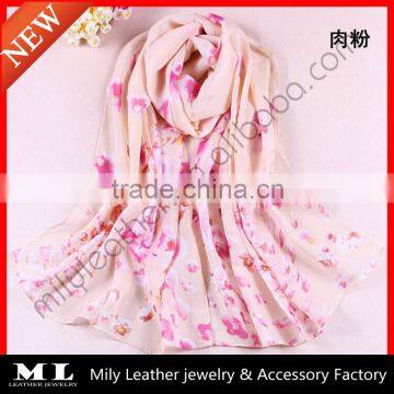 Fashionable sublimation chiffon scarf wholesale