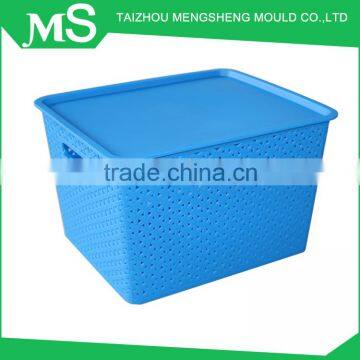 Competitive Price 2016 Best Selling Plastic Basket,Self Design Plastic Storage Basket