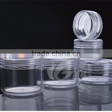 10g-150g PS cosmetic jar cream jar ,transparent cream jar