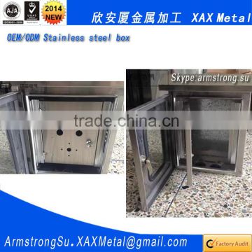 XAX76DB Non standard custom made two layers cabinet enclosure 304 316 ss304 ss316 sus304 sus316 ip65 control box