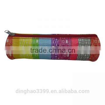 High Quality Supplies Cosmetic Makeup Bag Zipper Pouch Purse Colorful Pencil Case, Pencil Bag