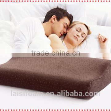 100% polyester memory foam pillow forchina facotry memory foam pillow LS-P-011-b medicated pillow
