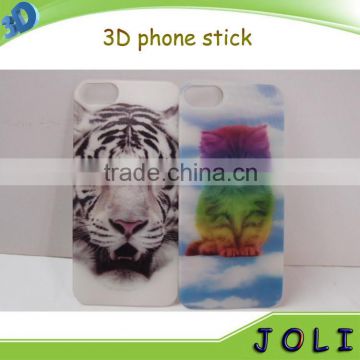 factory making 3d flip lenticular mobile phone case sticker