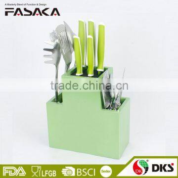 KP1414 Colour NonStick 5 PCS Coating Knives and 8PCS Kitchen Tools Hot sale color knife set