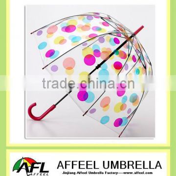 23''*8K manual open umbrella pvc,poe umbrella