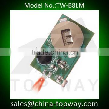 3V single battery powered flashing led module