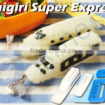 japanse lunch boxes rice ball molds set kid gift trains super express trains light products onigiri super express
