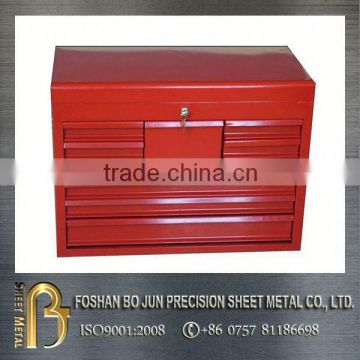 customized high quality product red baking surface tool box exports fabrication