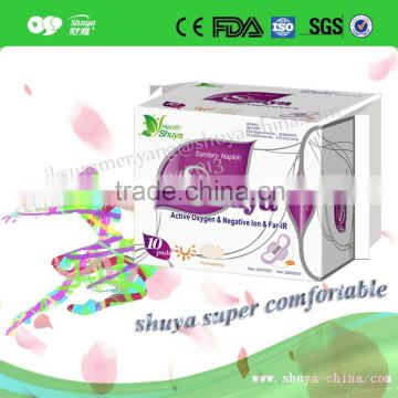 2016 cheap import anion sanitary day pad in China