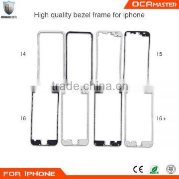 Long History Professional LCD Repairing Accessories Glass LCD Bezel Frame for iPhone