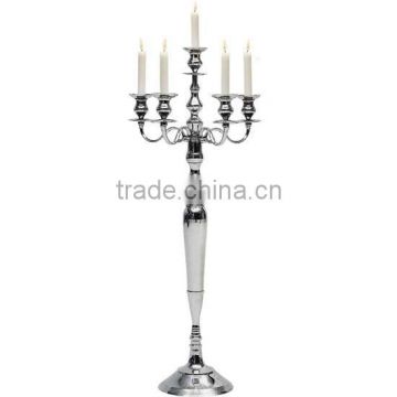 silver mosiac chimney candelabra