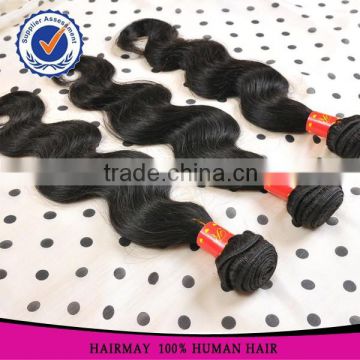 Guangzhou factory Double drawn virgin brazilian hair wholesale