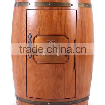 18bottles wine cabinets barrel ,wine cooler refrigerator barrel shape desgin