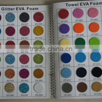 Colorful EVA Glitter with Paper Printed Glitter Goma EVA/Glitter EVA Foam Sheet/Glitter Foamy with Patterns