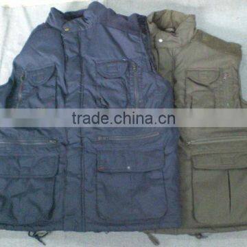 corduroy bodywarmer vest padded vest