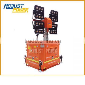 Generator Lighting Tower with Automatic Lighting Control System
