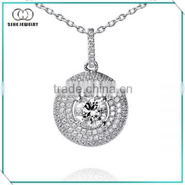 Top Quality Round Shape Pendant 925 Wholesale Silver Jewellery