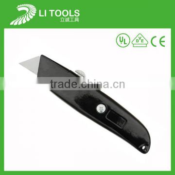 New design abs retractable carpet cutter knife with carbon steel blade