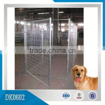 Chain Link Dog Kennel With Flat Roof