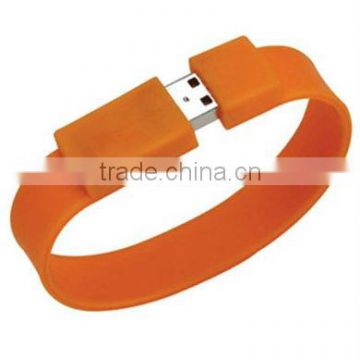 Silicone wrist USB