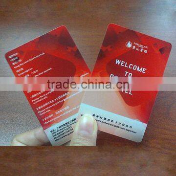 Low Cost Hotel PVC Key Card