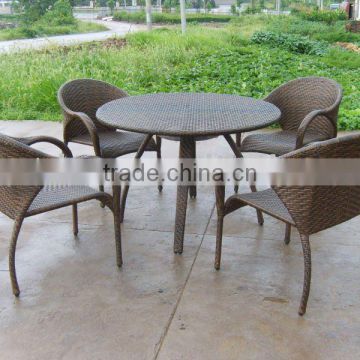 rattan outdoor table and chair or wicker dining set