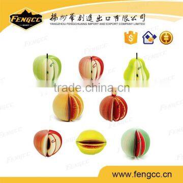 Promotional Fruit shape stict note paper pad