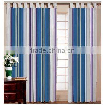 TRADITIONAL COTTON STRIPE LIVING ROOM CURTAIN / FANCY - LIVING ROOM STRIPED CURTAIN / 100% COTTON MADE - DRESSING ROOM CURTAIN