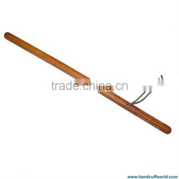 This is Genuine Wood Baton Stick. It has finger grooves and strap. Quality hardwood construction