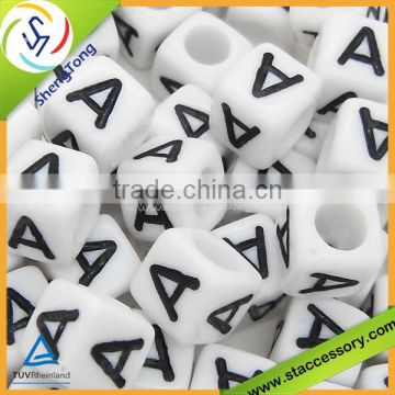 Plastic Single Letter Alphabet Beads,Customized Single Letter Alphabet Beads