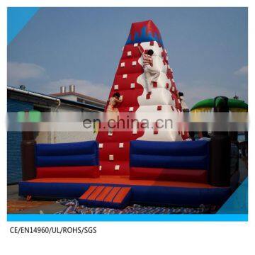 icecream inflatable rock climbing wall/ icecream inflatable climbing wall