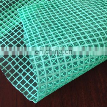 Heavy Duty PE Leno Mesh Fabric Tarpaulin in Green Color for Constructure Scaffold Sheeting