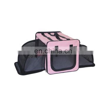 Waterproof Pet Dog Travel Cage with Roll Up Window Waterproof Pet Carrier for Dog Cage