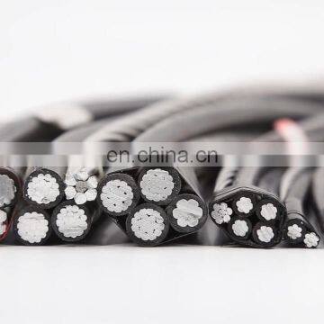 medium voltage xlpe insulated parallel and twisted Aerial Bundled Cable, ABC cable, electrical cable