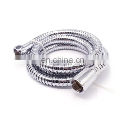 double lock stainless steel chromed flexible shower hose with ACS CE watermark WRAS certificate