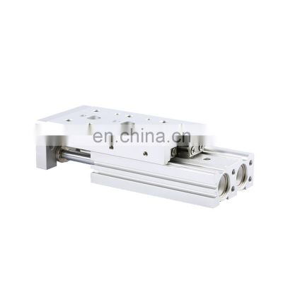 OEM ODM Service Good Air Tightness Aluminum Alloy Slide Table Guided Air Pneumatic Cylinder For Punching