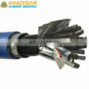 cu-xlpe-oscr-pvc-swa-fr pvc xlpe pvc black outer sheath ysly-jz/oz 1.5mm2 18awg shielded instrument control cable