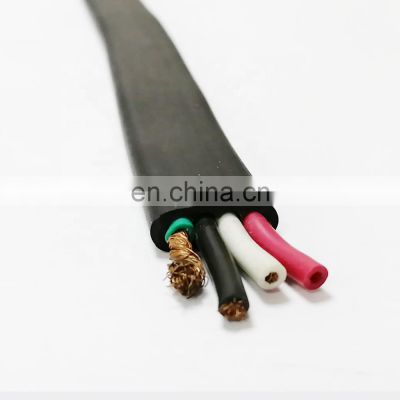 Rubber Battery Cable Flex Electrical Silicone Epr Double Rubber Sheathed Flat Cable Rubber Insulated Cable
