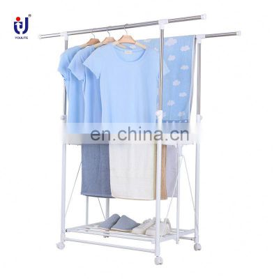 Fast supplier shelf with rail clothes dryer rack
