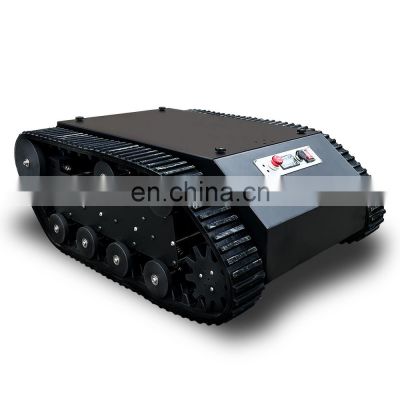 construction machinery parts mini tank robot rubber track crawler mobile robot