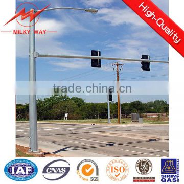 Solar Traffic Light Pole for Road