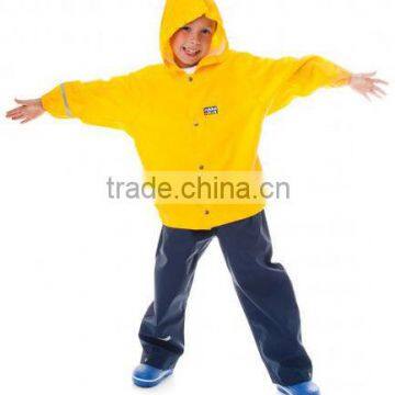 Waterproof Breathable PU Kids Rain Suit