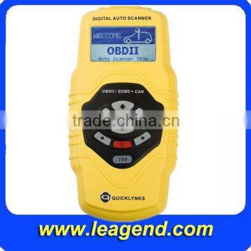 Professional universal auto diagnostic scanner gauge CAN OBD2/EOBD T61-review live data