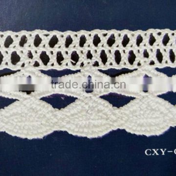 Top grade Cheapest cotton lace for sale