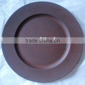 Charger plastic plate