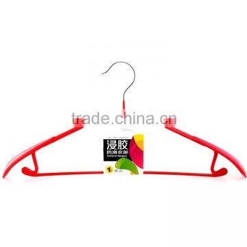 anti slip pvc coated metal suit hanger