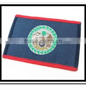 2016 custom woven patch for garment decorate in wholesale